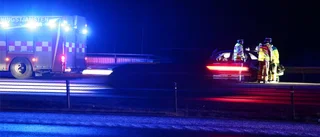 Räddningtjänsten varnar för halka efter olycka