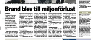 Ett halvår efter branden - nu rullar det igen