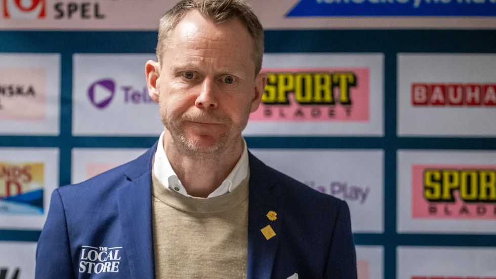 ”Jag tyckte inte alls om vårt sätt att spela”, säger Robert Ohlsson på presskonferensen. 