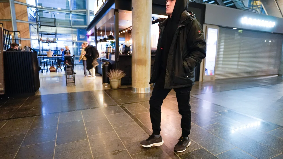 Andrej Medvedev på flygplatsen Gardermoen i februari. Arkivbild.