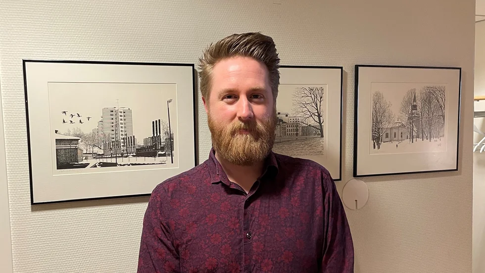 Johan Sandberg på Hyresgästföreningen har förhandlat om hyrorna i Nyköping.