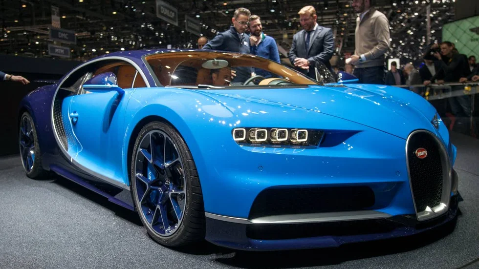 Lyxbil. Bugattis senaste lyxmodell "Chiron".