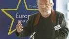 Kjell Albin Abrahamsson, mångårig utrikeskorrespondent och författare, ledde EU-debatten. Han betraktar sig själv som europé, svensk och jämtlänning och ser ingen motsättning mellan dessa olika identiteter.FOTO: Göran Ström