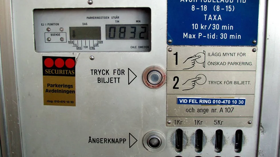 Kontantfritt. I framtiden ser vi framför oss att alla parkeringsautomater är kontantfria. Inte bara våra"  säger Matts Skeppstedt, Marknads- och affärsutvecklare på Dukaten parkering.
