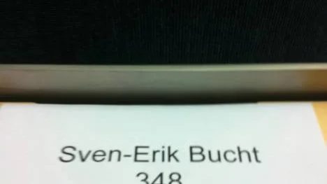 Plats nummer 348 är Sven-Erik Buchts plats i riksdagen.
