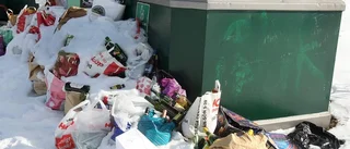 Tömning glömd i Skeda udde