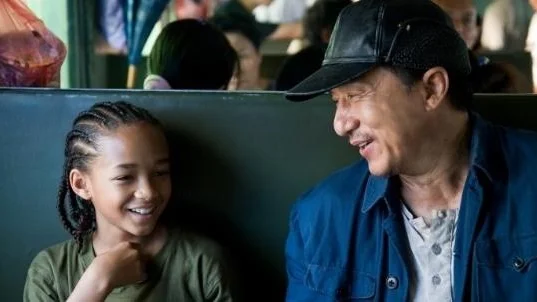 Jaden Smith och Jackie Chan
