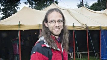 Jesper Jacobsson är en av besökarna.
