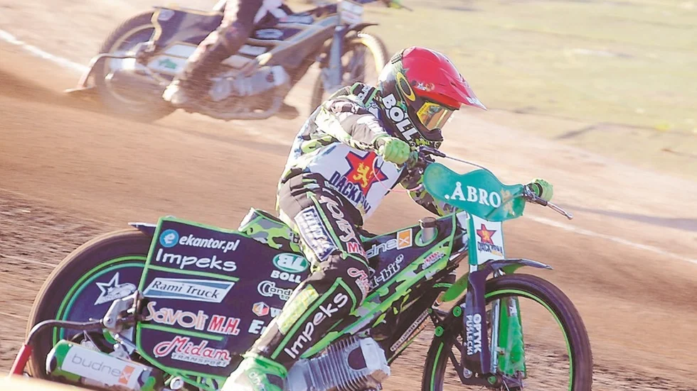 Patryk Dudek var klart bäst i Dackarna och tog tolv poäng.