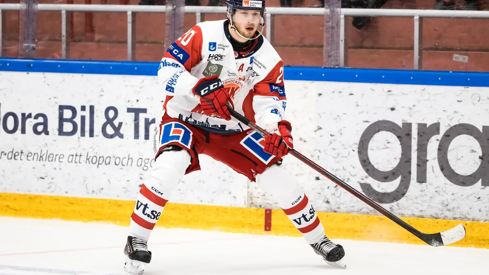Den 22-årige VIK-centern Marcus Westfält ser fram emot att ta sig an HV71 i kvartsfinalen.