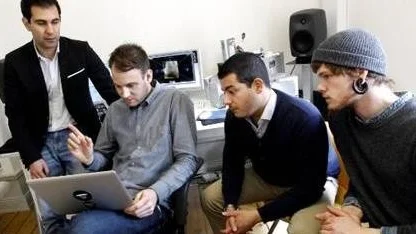 Ehsan Nasari, Peter Pamlényi, Kamran Ghodsi och Tim Vågbratt