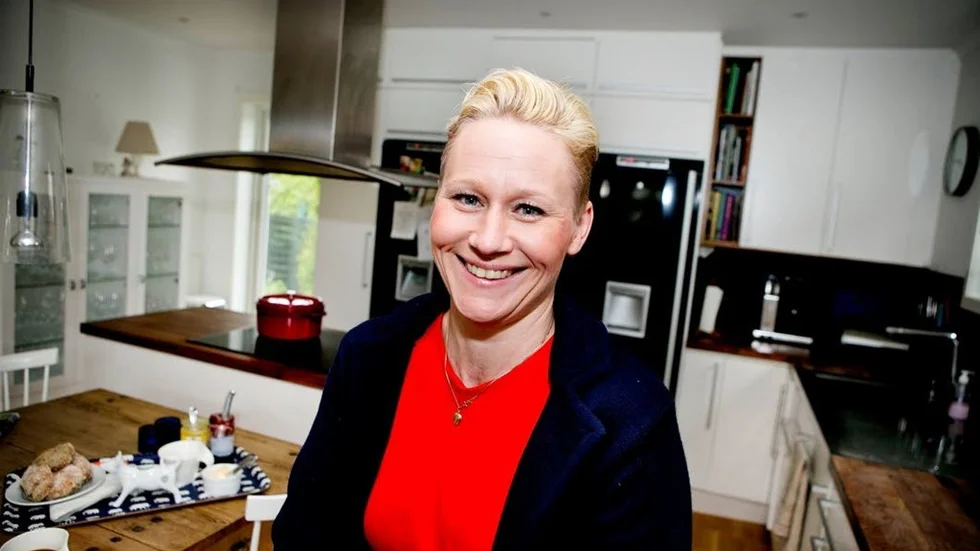 Gillar matlagning. Karin Wiberg trivs bäst hemma i köket i Fålhagen. Mat och inredning har alltid intresserat henne.