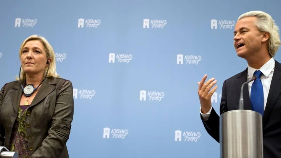 Sympatier för Putin. Europas högerpopulister, som Marine Le Pen och Geert Wilders, skiljer ut sig också i utrikespolitiken.