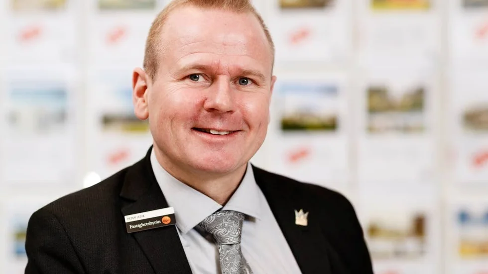 Mäklare. Peder Ledin från Fastighetsbyrån.