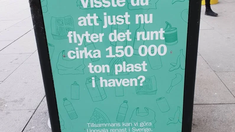 Läget i haven är värre än det står på Uppsala kommuns soptunnor, skriver Peter Marinko.