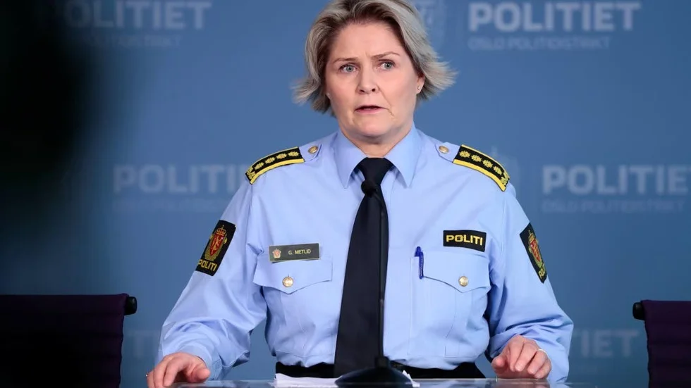 Polisinspektören Grete Lien Metlid, ledare för polisdistriktet i Oslo.