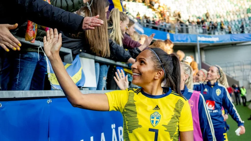 Madelen Janogy, Piteå IF:s bidrag till landslaget i fotboll.