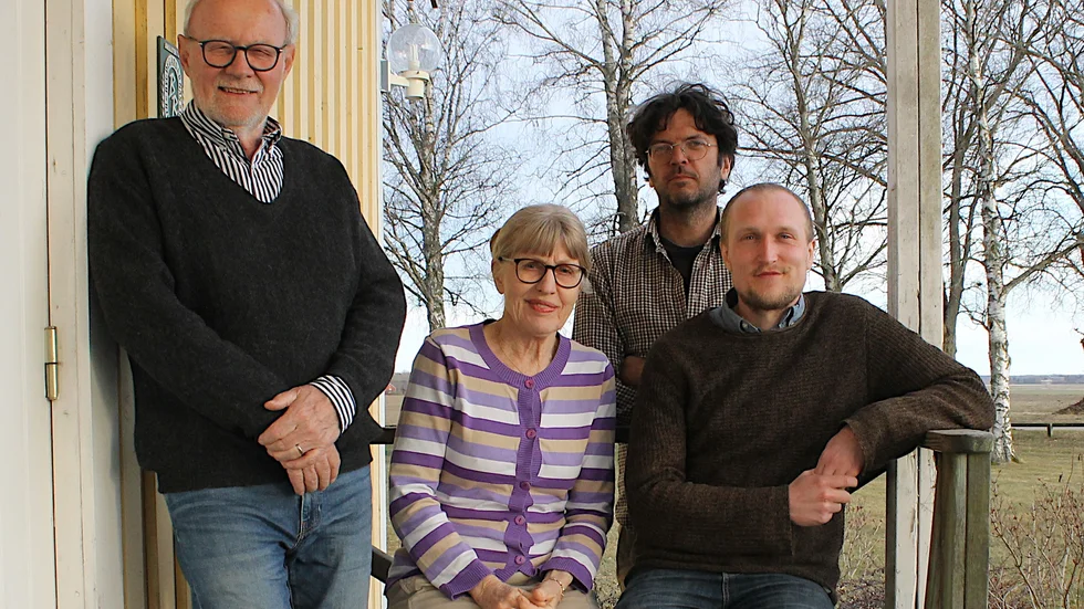 Lars-Göran Svensson, Gerd Mellberg, Axel Lindén, David Wetterbro är arbetsgruppen bakom Klockrike for future.