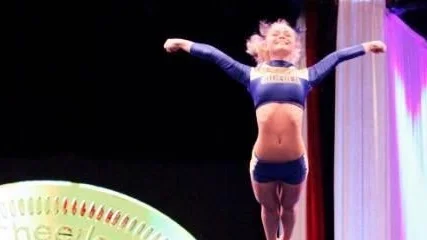 Anders Terning och Carolina Nisser slutade sjua vid cheerleading-VM.