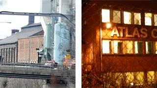 Erasteel och Atlas Copco, som nyligen varslade.
