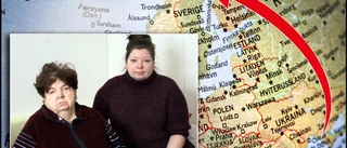 Hon flydde med sin mamma från kriget i Ukraina • Panik på bussen: "De knuffade henne"
