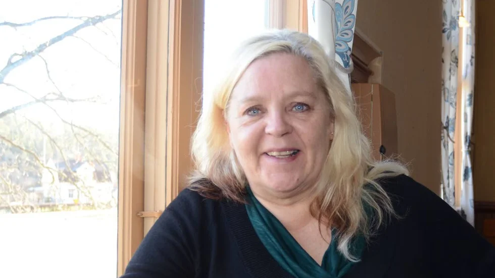 Ordförande. Sanne Swahn är ordförande i föreningen Gamleby Folkpark.