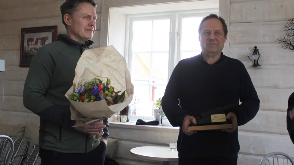 "Omvälvande!", så säger Magnus Lundblad om att tillsammans med Claes Lundblad på Grinda säteri utses till årets företagare i Flen.