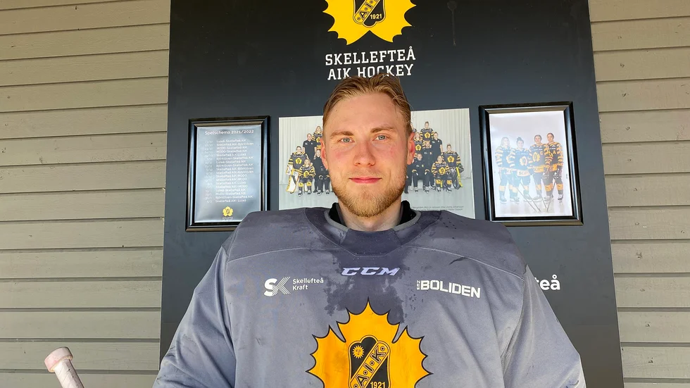 Viktor Andrén är glad över att tillhöra Skellefteå AIK.