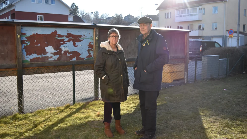 Helen Larsson, ordförande i Kinda/Ydre FUB och Erik Björklund, vice ordförande.