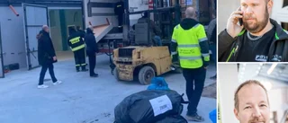 Lastbilarna med mat och hygienartiklar från Gotland har nått Polen • ”Flyktingarna kan komma och hämta vad de behöver”
