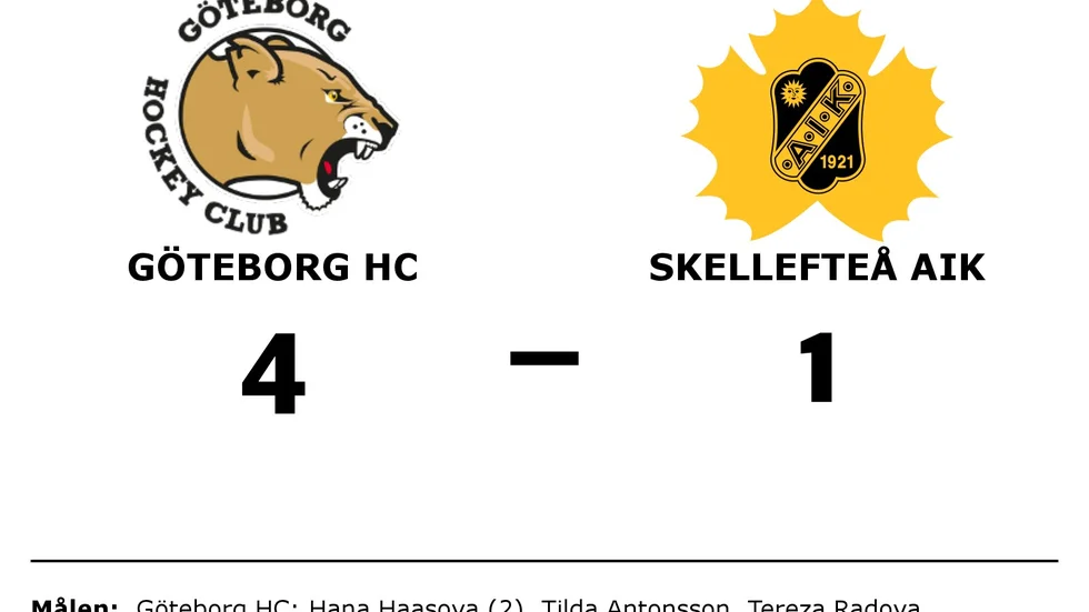 Göteborg HC vann mot Skellefteå AIK