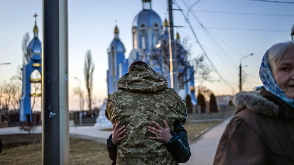 Kriget i Ukraina fortsätter. Miljontals har tvingats på flykt och dödssiffran stiger. Bild från ukrainska Vinnytsia den 16 mars.