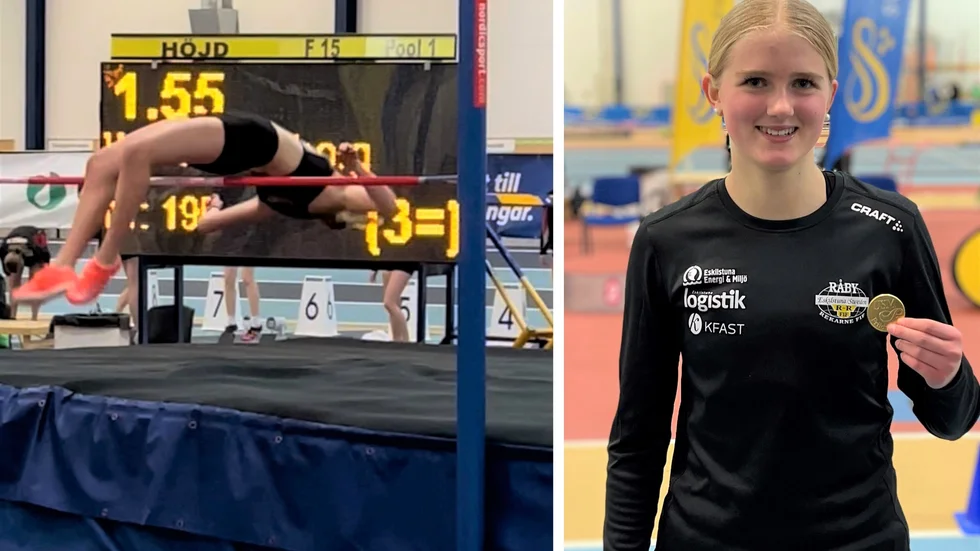 Wilda Runeborg svarade för en lysande insats totalt när hon vann femkampen i SM.