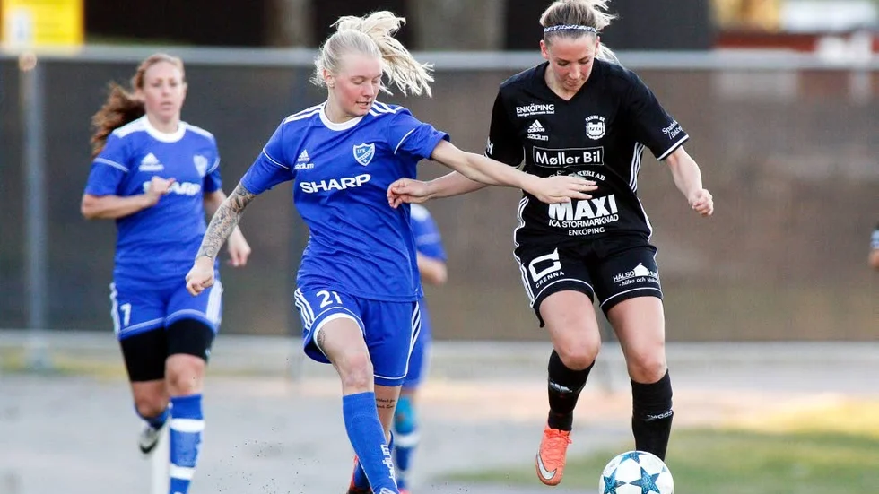 Målskytt. Rebecca Sandbring nätade mot IFK Västerås