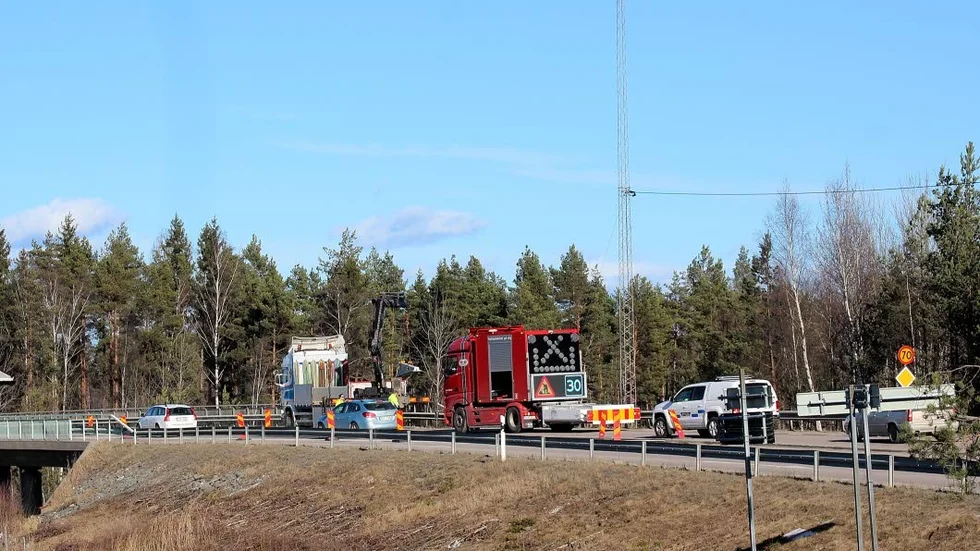 Trafik. Rustningen av bron i Annelund kommer att pågå hela juli.