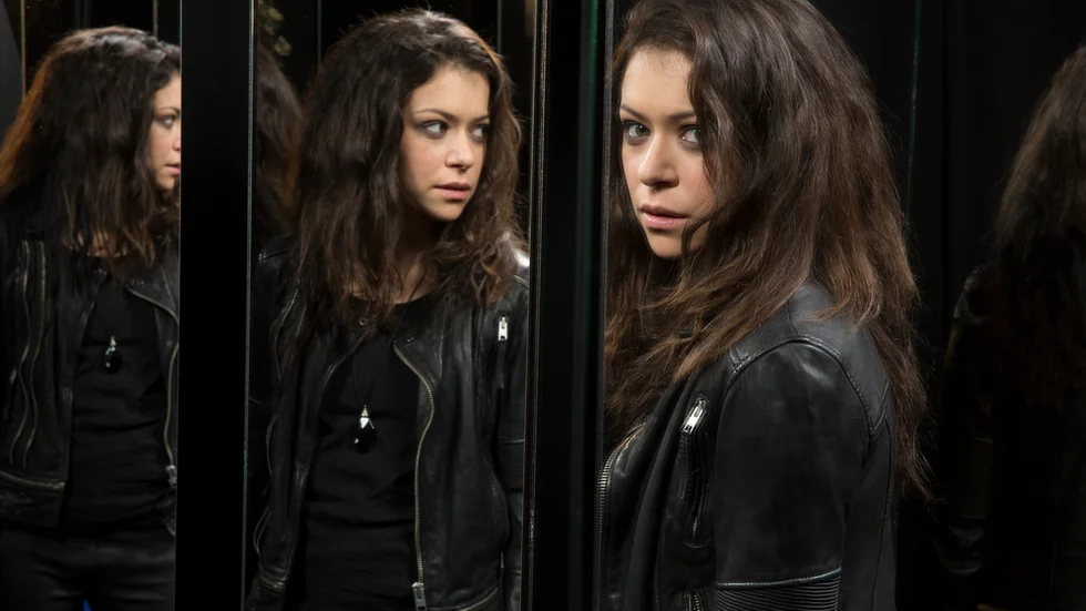 Tatiana Maslany spelade huvudrollen i "Orphan black". Pressbild.