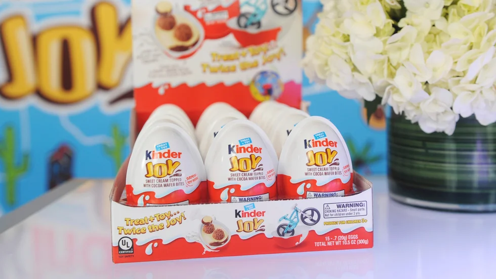 Salmonellautbrottet kopplas till Kinderprodukter, som Kinderägg. Arkivbild.