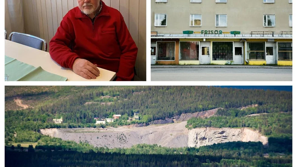 Mats Krigsman berättade om samhällen som försvunnit. Malmberget är också snart ett minne blott.