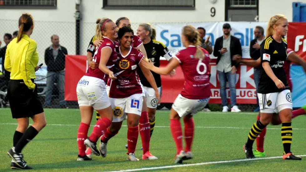 Glädje. Uppsala Fotboll ser ut att göra ett plusresultat för 2017.