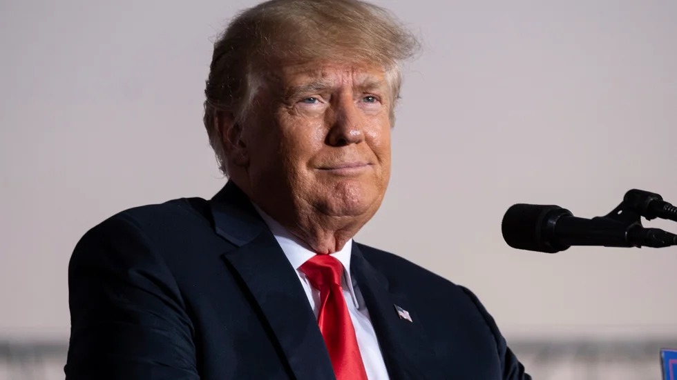 Donald Trumps telefonhistorik för delar av den 6 januari 2021 saknas. Arkivbild.