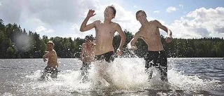 Få vågade midsommardopp