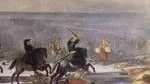 Viktig komponent. Krigen spelade en central roll i Per Jonsson Stålhammars och hans samtidas liv. Johan Philip Lemkes bataljmålning visar Rutger von Ascheberg och Karl XI (i ljus hatt) under slaget vid Lund 1676.