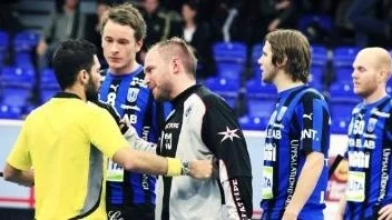 Sirius målvakt Mikael Karlsson var besviken på domaren.