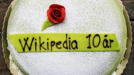 Tårta-Wikipedia 10 år
