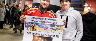 Reser 530 mil för att se Luleåtalangen: "Tycker att jag är galen"