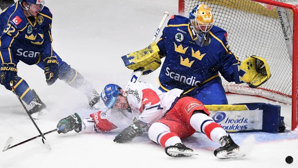 Luleådebutanten orsakade straff mot Tjeckien.