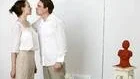 Sara Backman Prytz och Andreas Wetell i V-Dala teatergrupps Fordringsägare.
