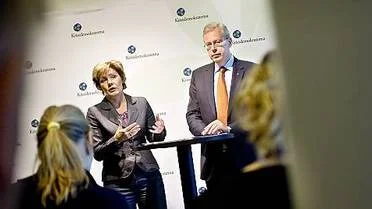 Äldre och folkhälsominister Maria Larsson och kommun- och finansmarknadsminister Mats Odell var huvudtalare vid lördagens möten i Uppsala.