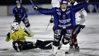 Broberg jublar efter 1-0.