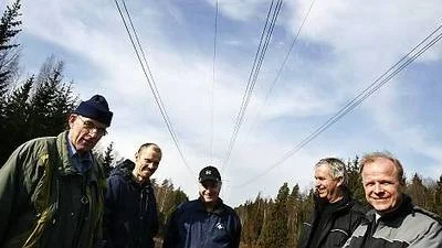 Lennart Johansson, Björn Galant, Per Nyström och Tord Eriksson från LRF samt  Mikael Oscarsson.